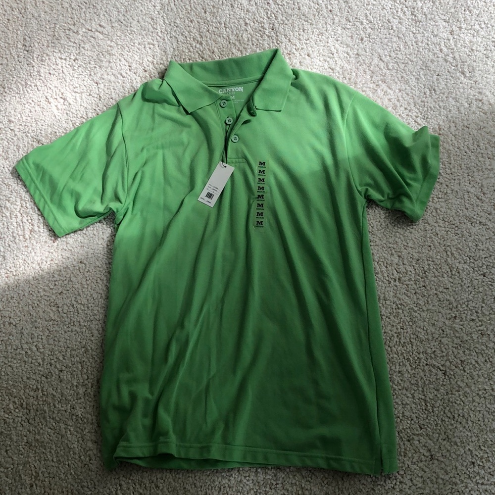 NWT Men’s Green Polo